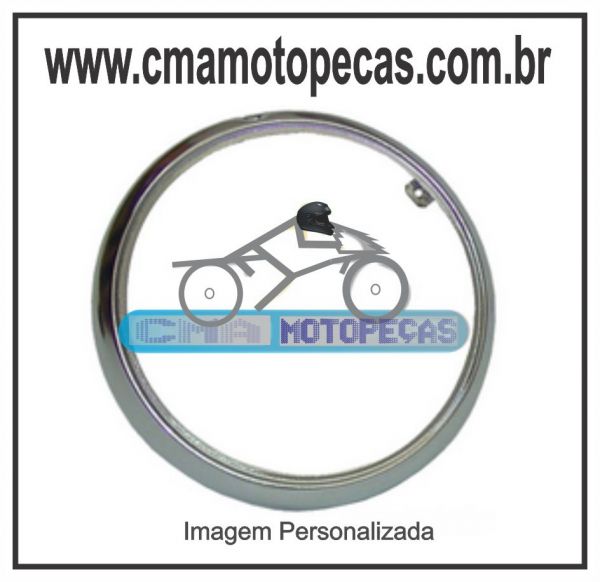 Aro do farol [ferro - cromado] HONDA CBX 200 STRADA