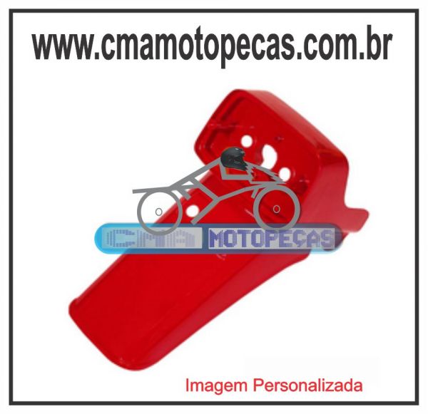 Suporte de placa Paralama trasei [pinta vermel] HONDA ML 125