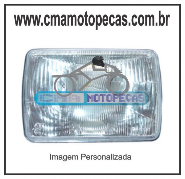 Farol - Bloco ótico [acrílico] HONDA TITAN 125 - 1995 à 99