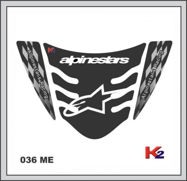 Rabeta - 036 ME - Alpinestars - Preto/Branco