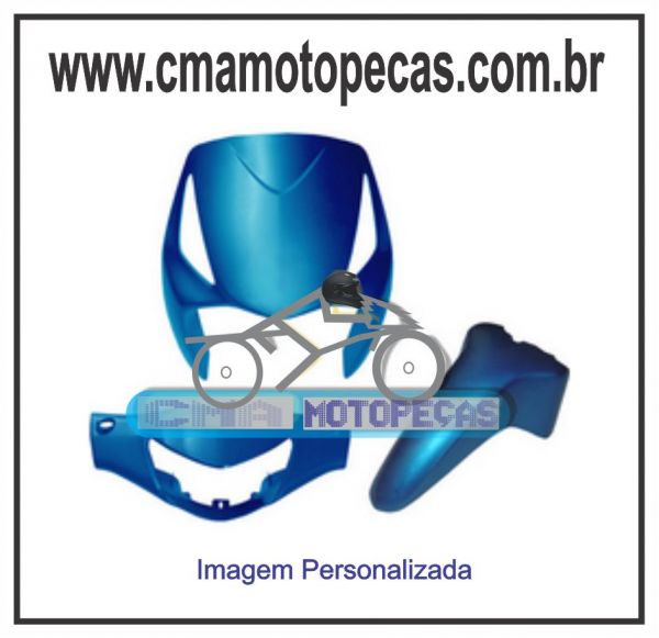 Kit de carenagem frontal [pintada] HONDA BIZ 125 Até 2010 -