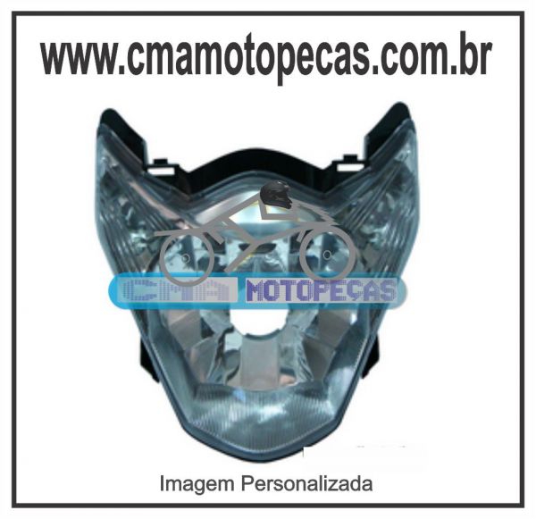 Farol - Bloco ótico [acrílico] HONDA TITAN 150 - 2011